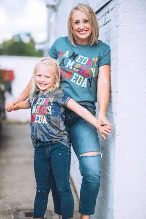 Swerve Game Day Vibes Tee / Bella Canvas / Football Shirt / Football Mom / Football Girlfriend