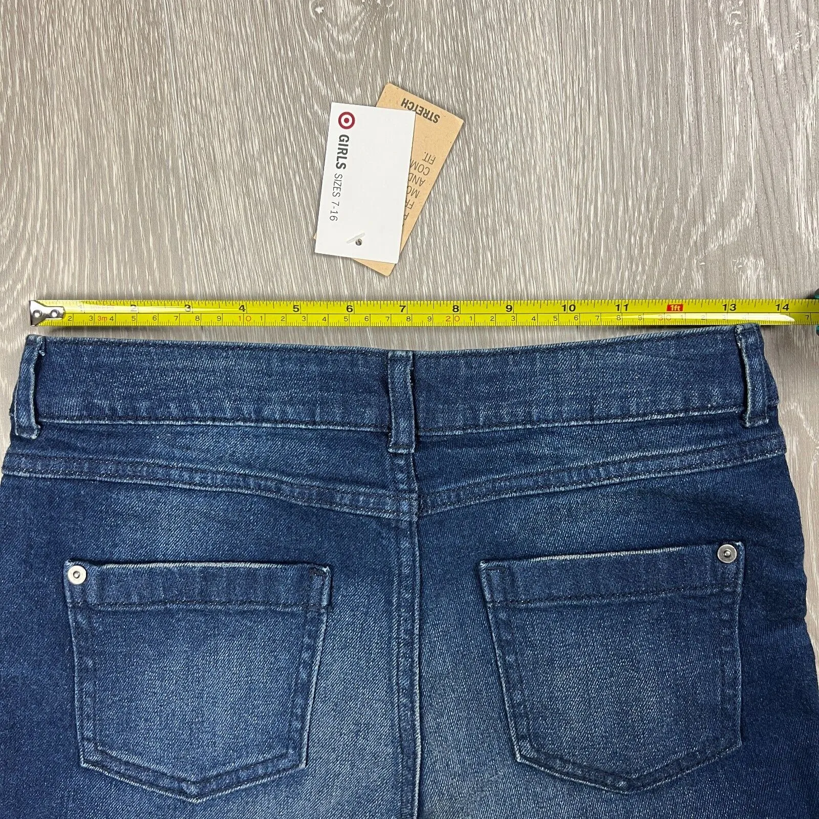 Target Girls Dark Wash Slim Fit Jeans Size 16 years (New)
