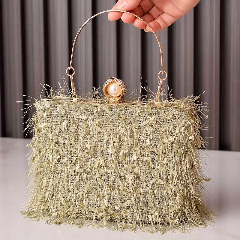 Tassel Square Crossbody Shoulder Handbags