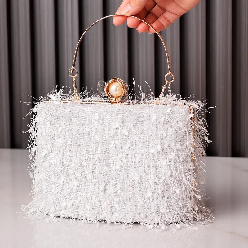 Tassel Square Crossbody Shoulder Handbags