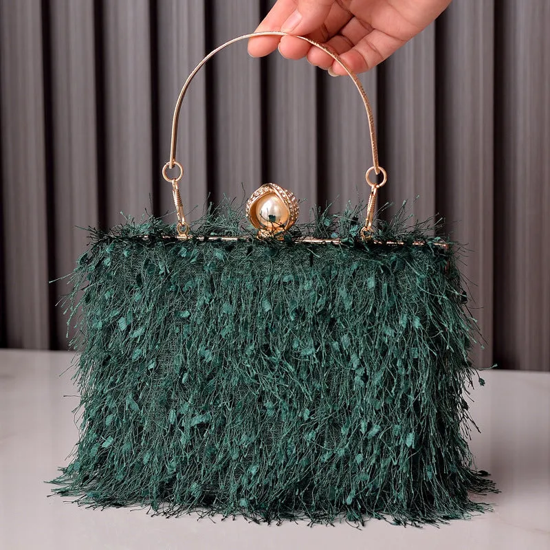 Tassel Square Crossbody Shoulder Handbags