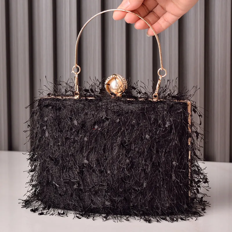 Tassel Square Crossbody Shoulder Handbags
