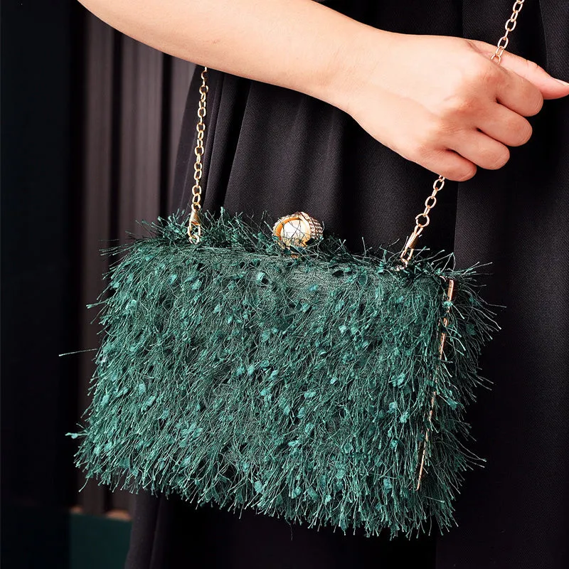 Tassel Square Crossbody Shoulder Handbags