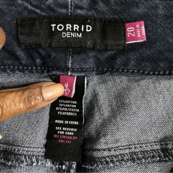 Torrid Women's High Waisted Skinny Denim Jeans