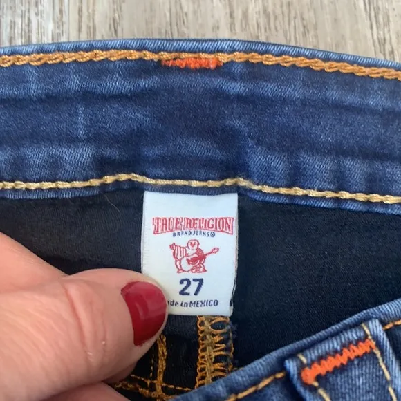 True Religion curvy skinny jeans