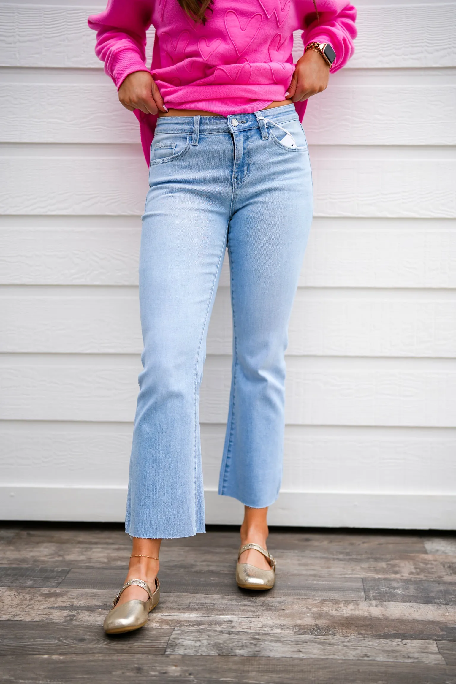 Uplift - MidRise Ankle Bootcut Jean