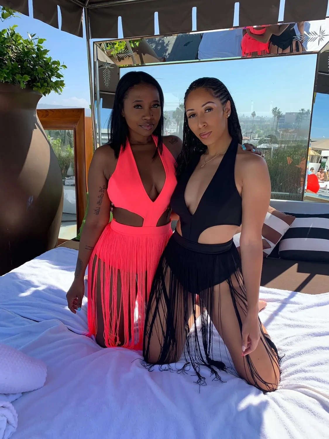 V-neck Bikini Playsuit Sleeveless Bodysuits
