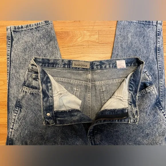 Vintage 80’s-90’s Bonjour High Rise Tapered Mom Jeans