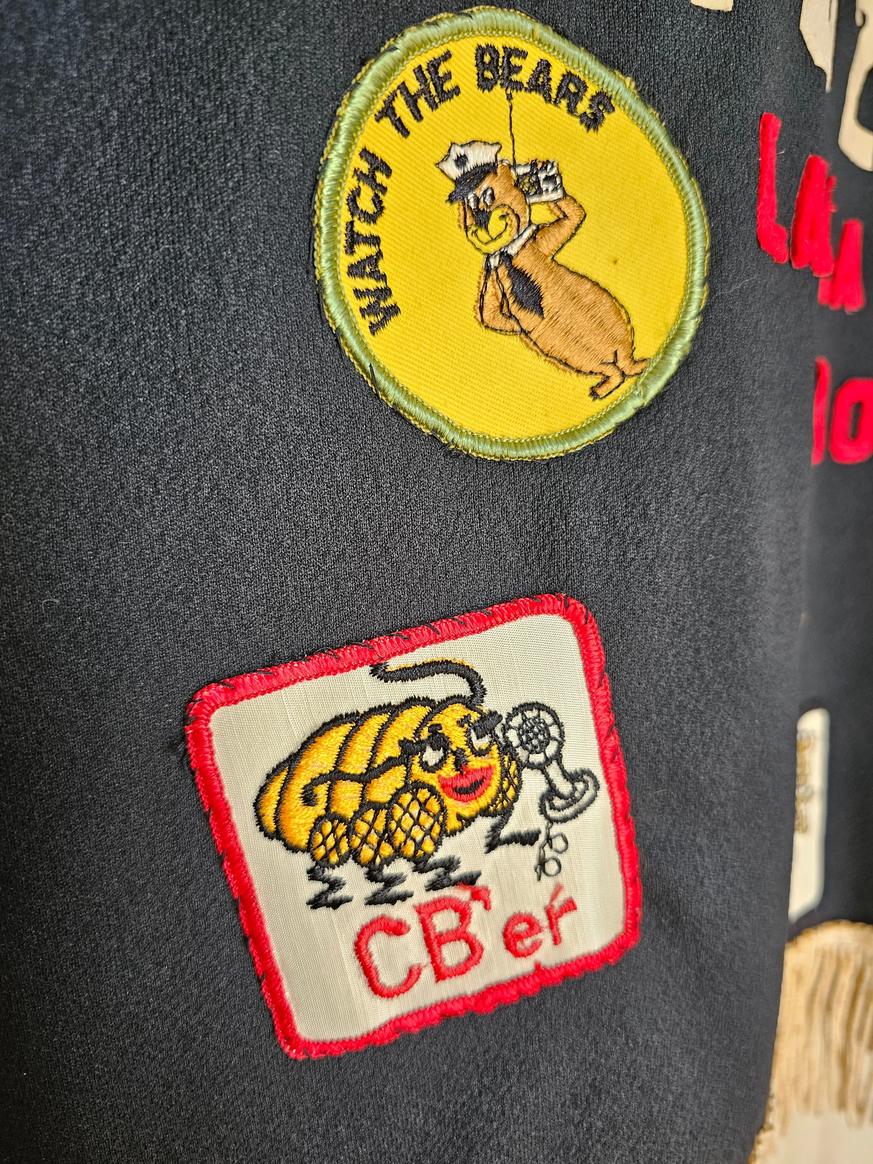 Vintage CB Trucker Vest
