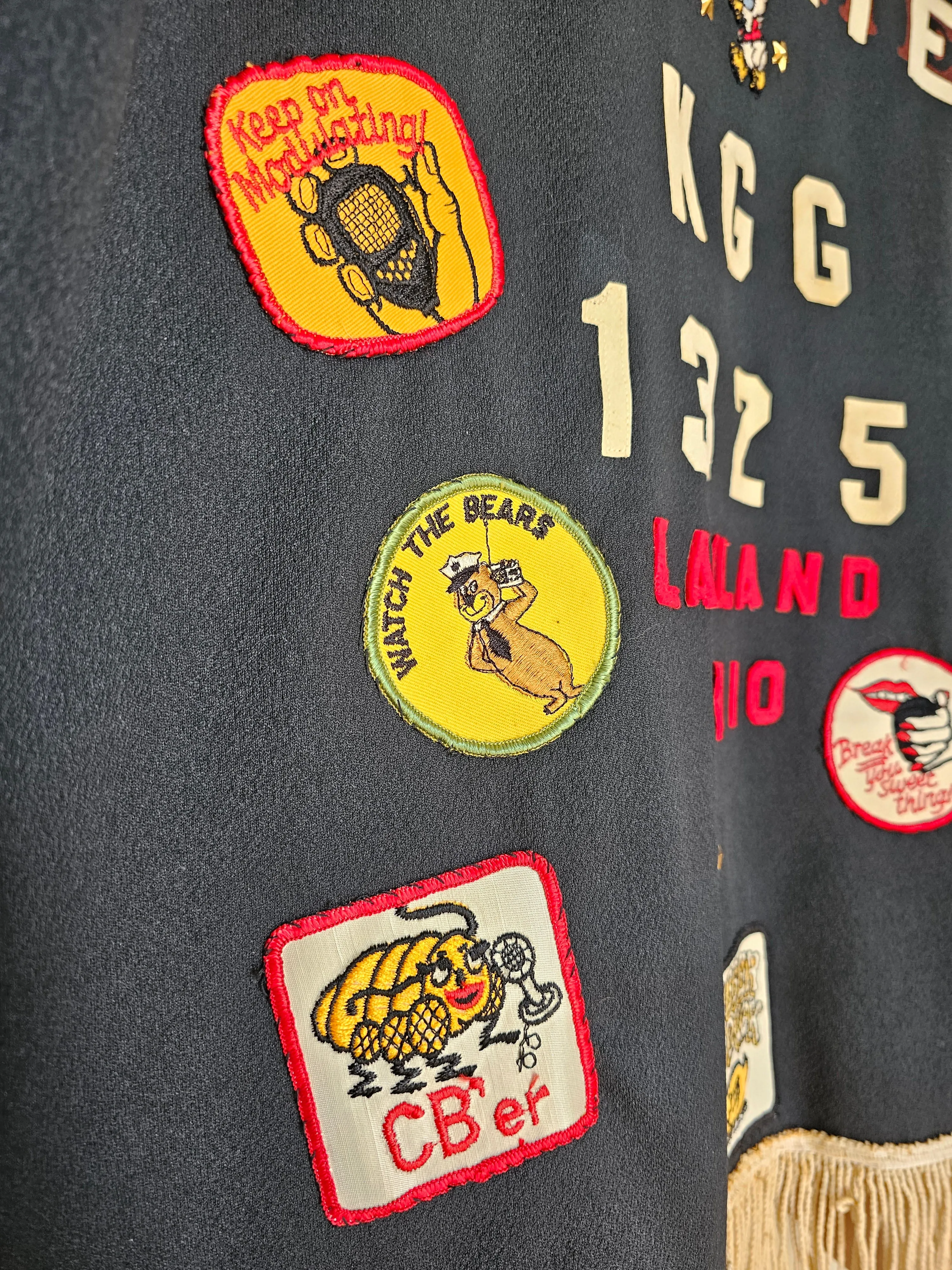 Vintage CB Trucker Vest