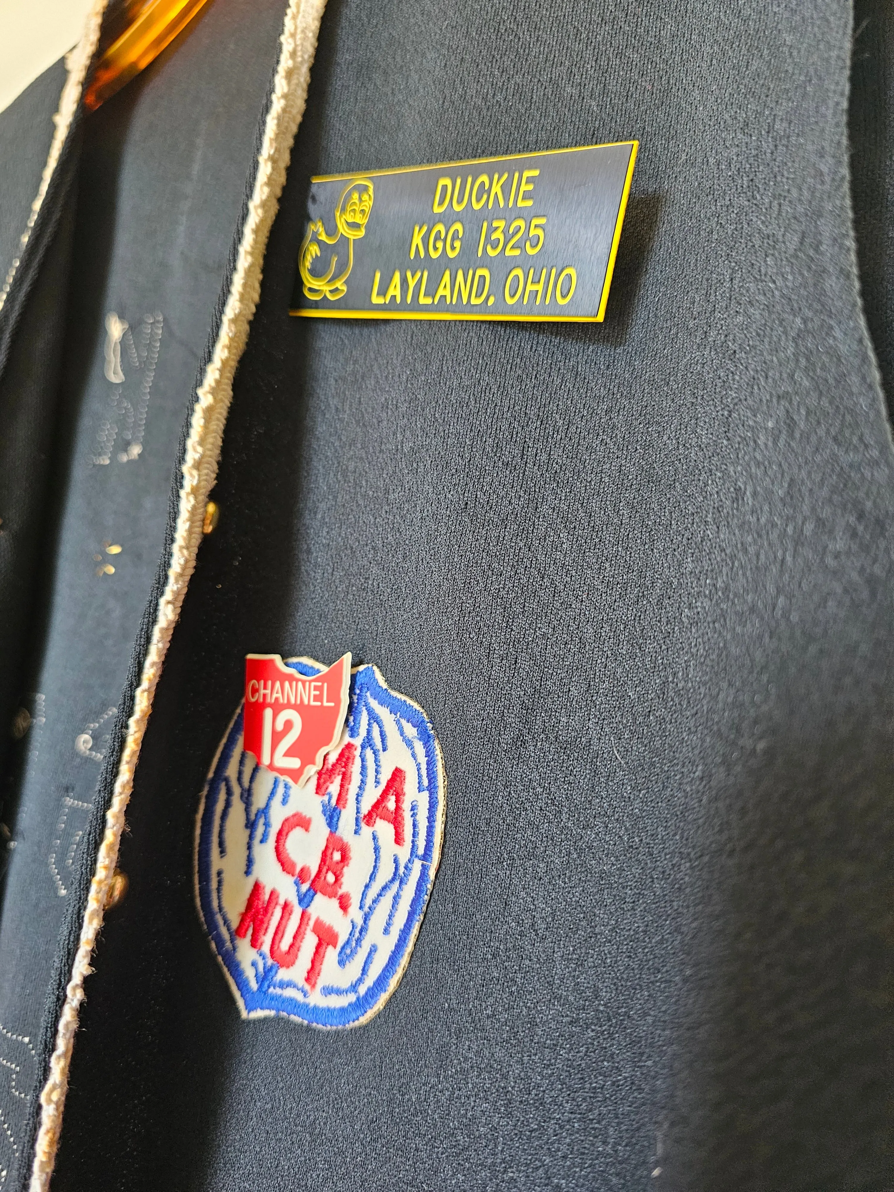 Vintage CB Trucker Vest