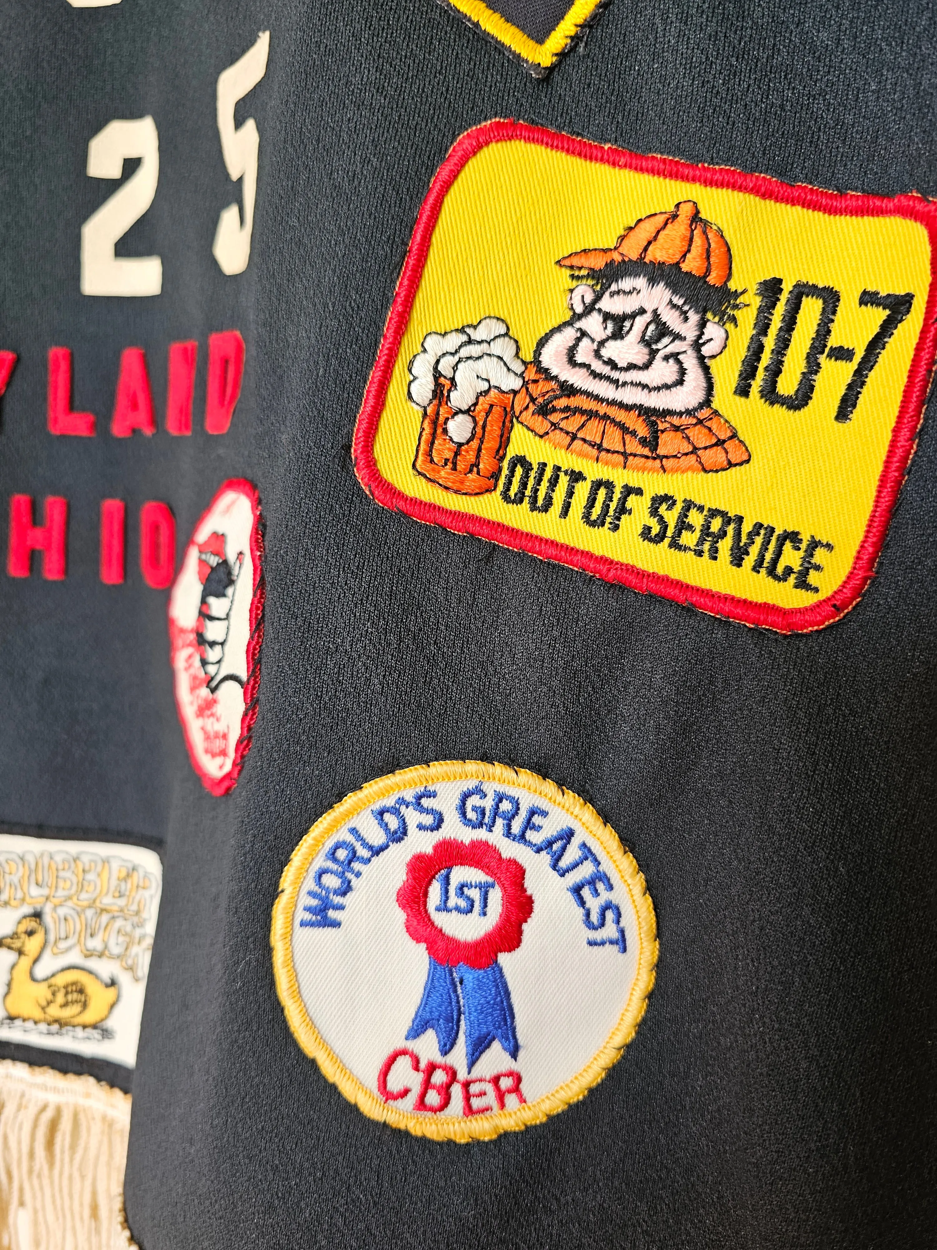 Vintage CB Trucker Vest