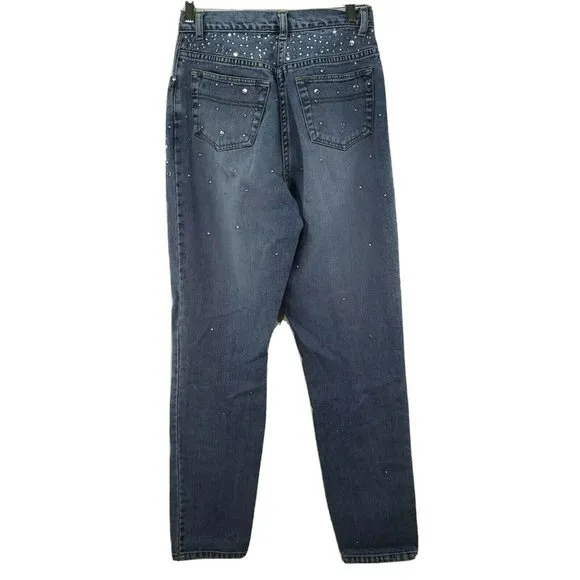 Vintage Newport News‎ Jeans Bling Studded Mom High
