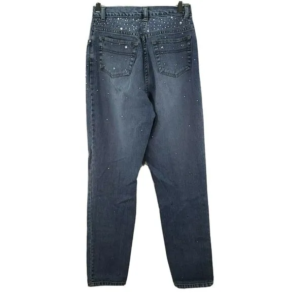 Vintage Newport News‎ Jeans Bling Studded Mom High