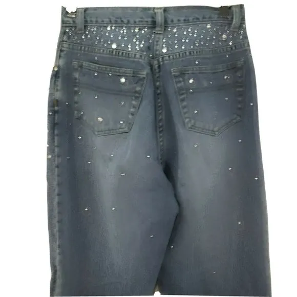 Vintage Newport News‎ Jeans Bling Studded Mom High