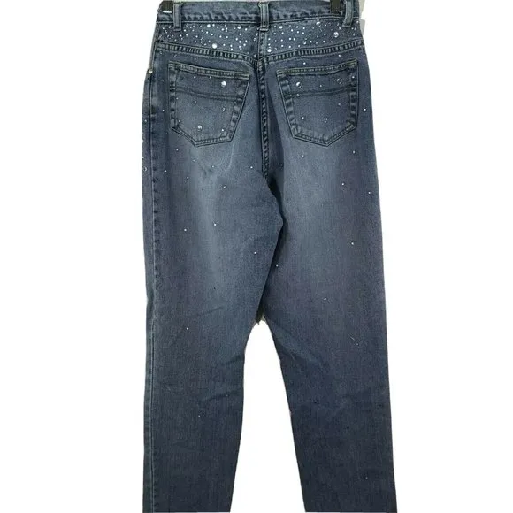 Vintage Newport News‎ Jeans Bling Studded Mom High