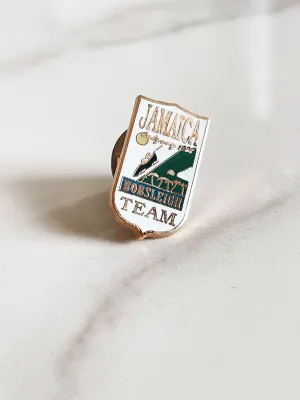 Vintage Olympic Jamaican Bobsled Team Pin Calgary 1988