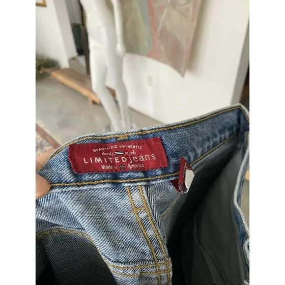 Vintage The Limited Jeans Womens Mom Jeans Medium Wash 14R / 14 R