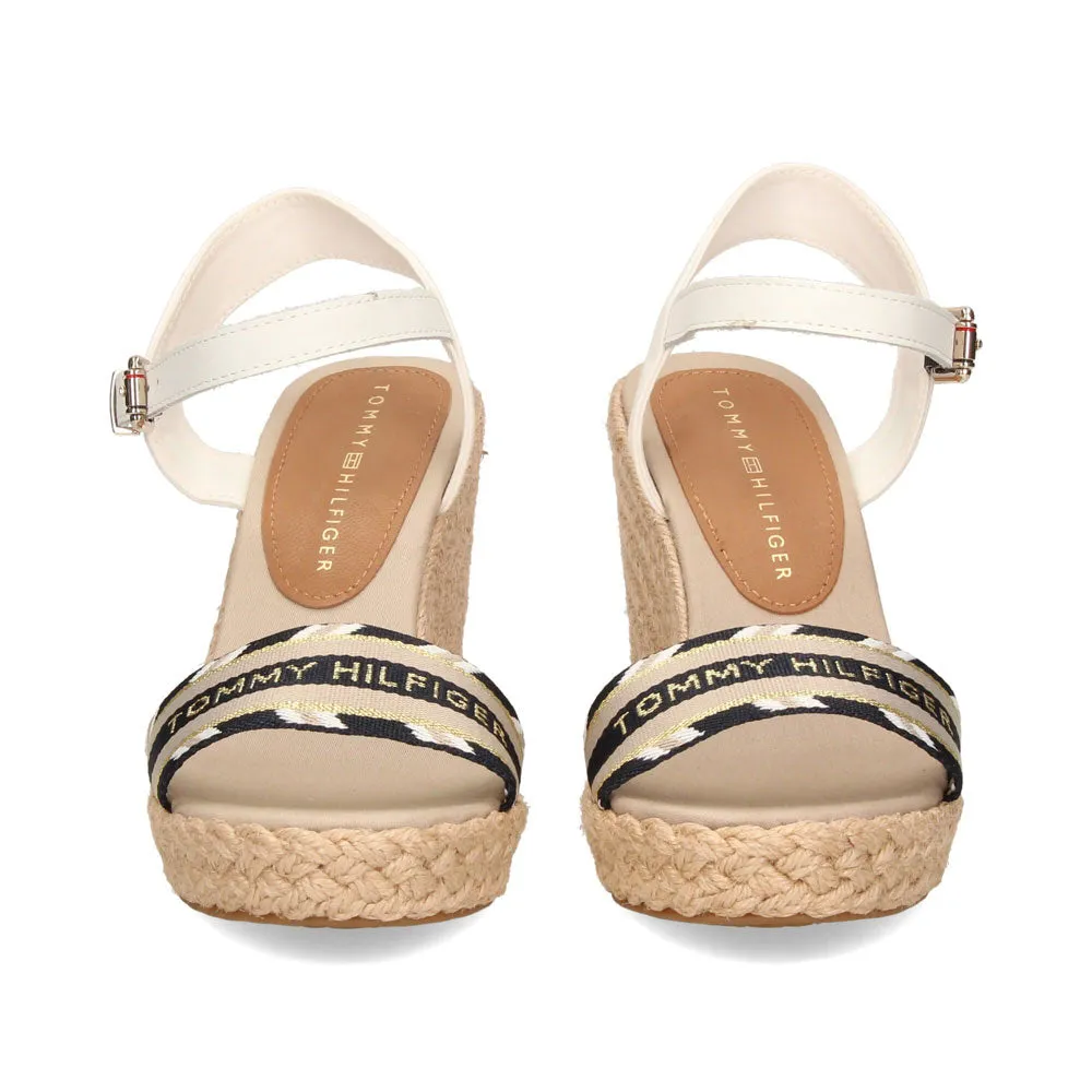 Webbing High Wedge - Brown