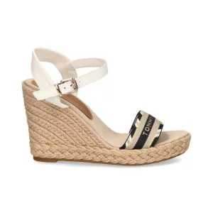 Webbing High Wedge - Brown