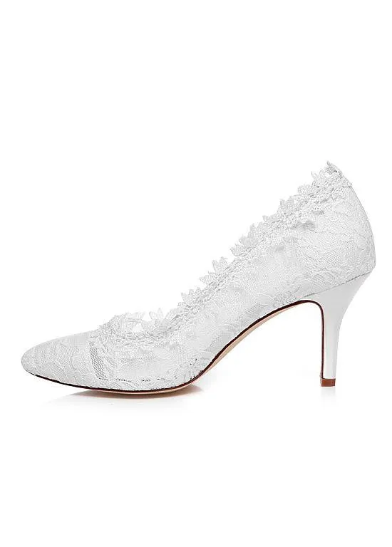 Wedding/ Bridal Shoes With Lace