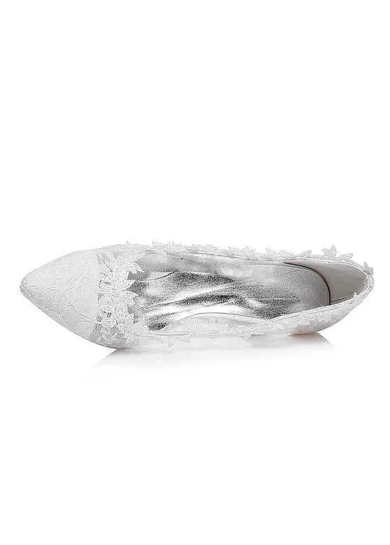 Wedding/ Bridal Shoes With Lace