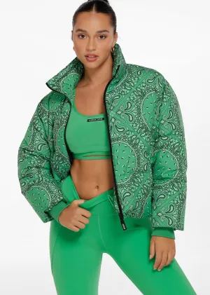 Weightless Bandana Puffer Jacket