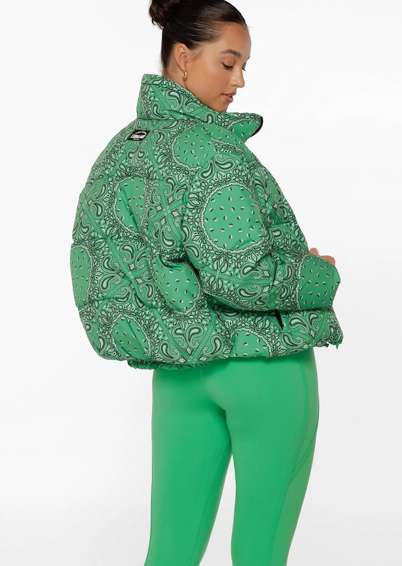 Weightless Bandana Puffer Jacket