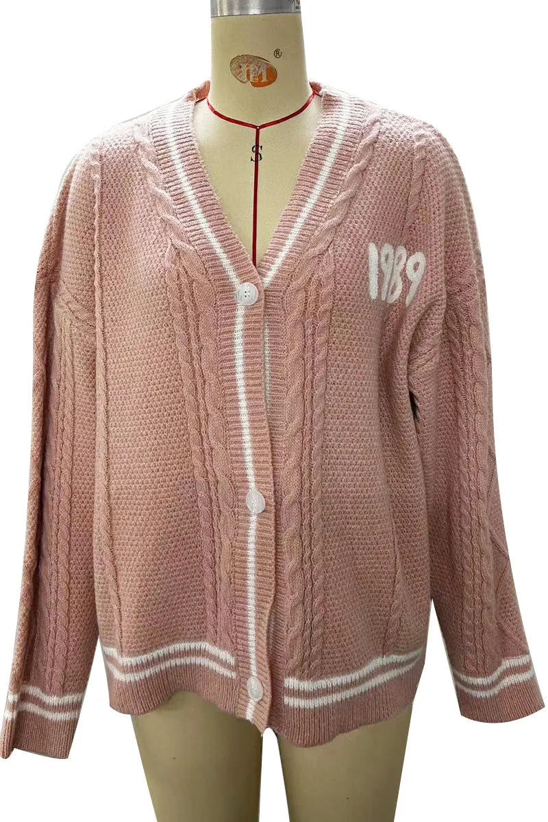 WJ0311 Button Down Knitted Cardigan