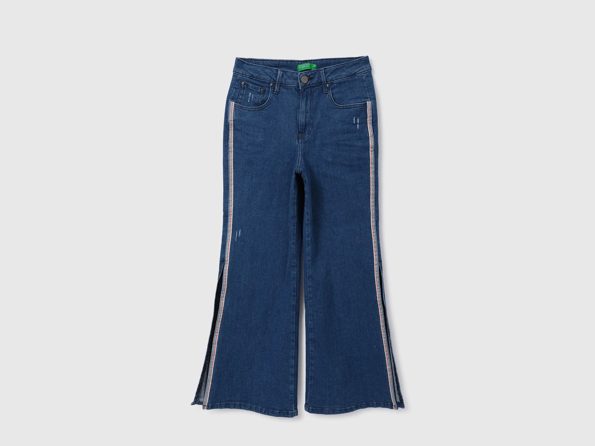 Women Solid Flared Fit Jeans