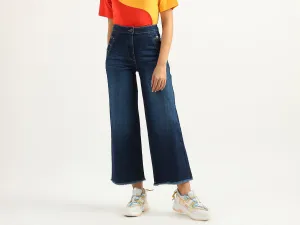 Women Solid Flared Fit Jeans