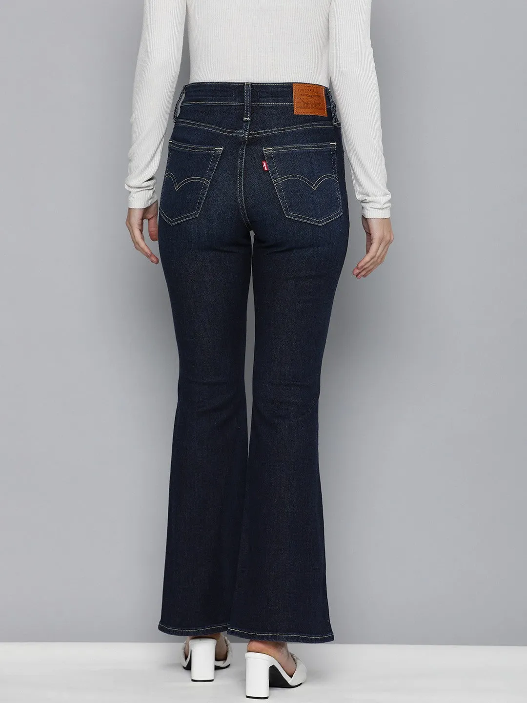 Women's 721 Blue Skinny Fit High Rise Jeans