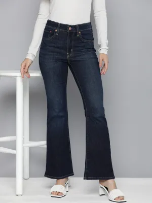 Women's 721 Blue Skinny Fit High Rise Jeans