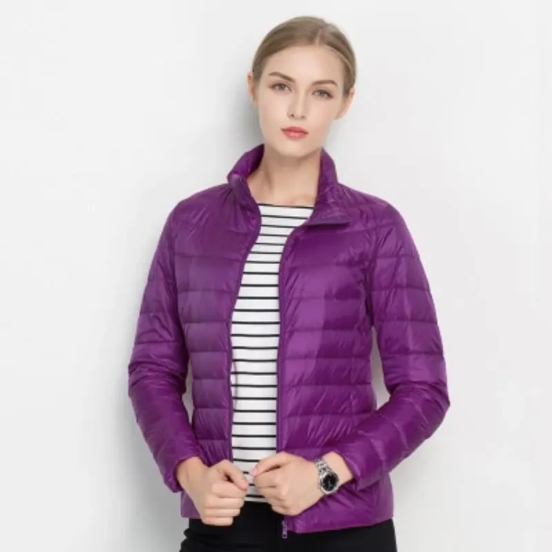 Women's Warm Zip Up Puffer Jacket | Winter