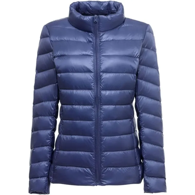 Women's Warm Zip Up Puffer Jacket | Winter