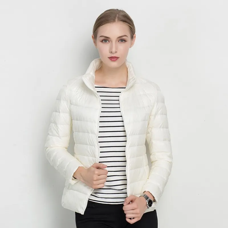 Women's Warm Zip Up Puffer Jacket | Winter