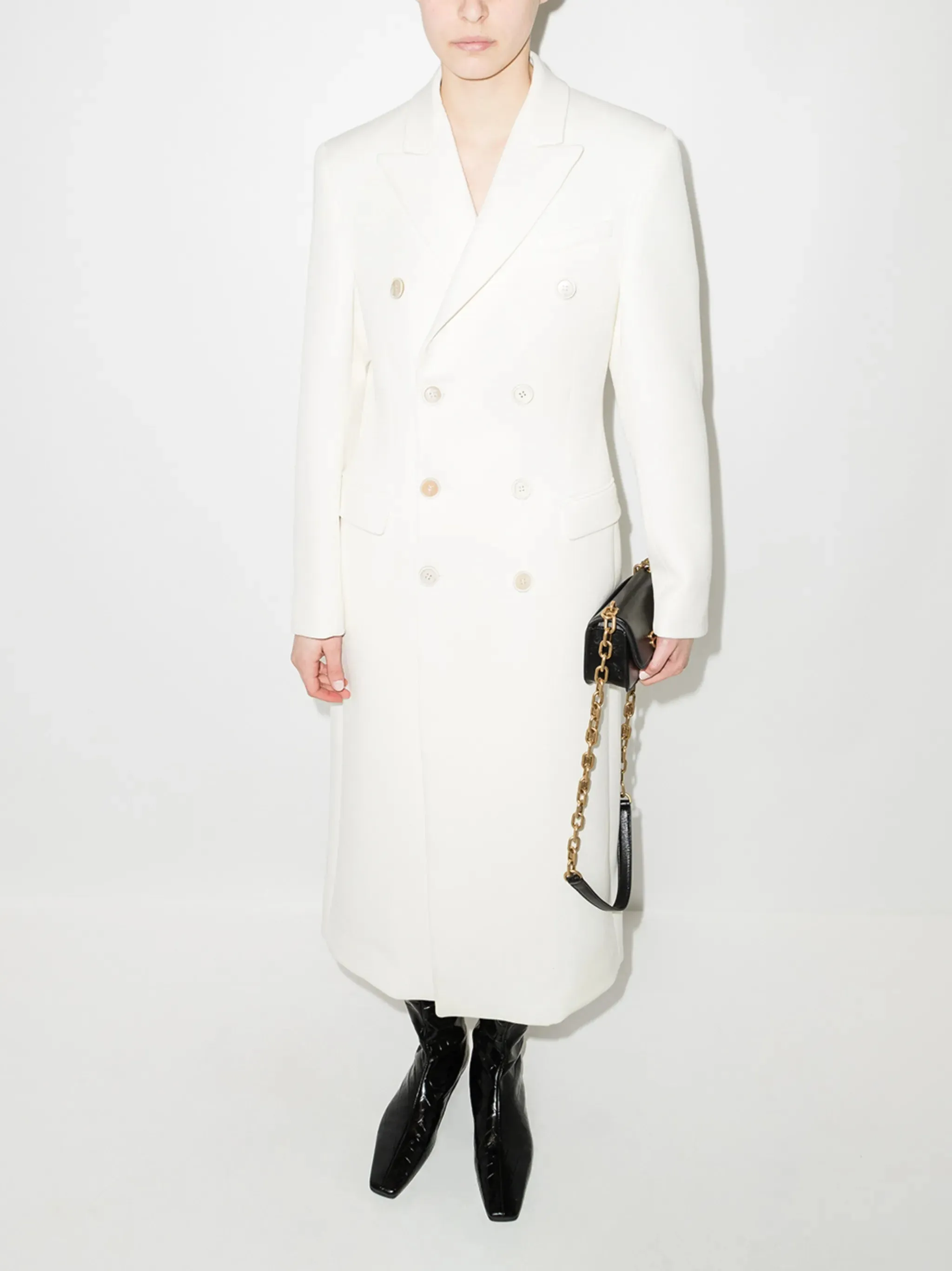 Worldwide shipping double-breasted wool Long-lasting coat