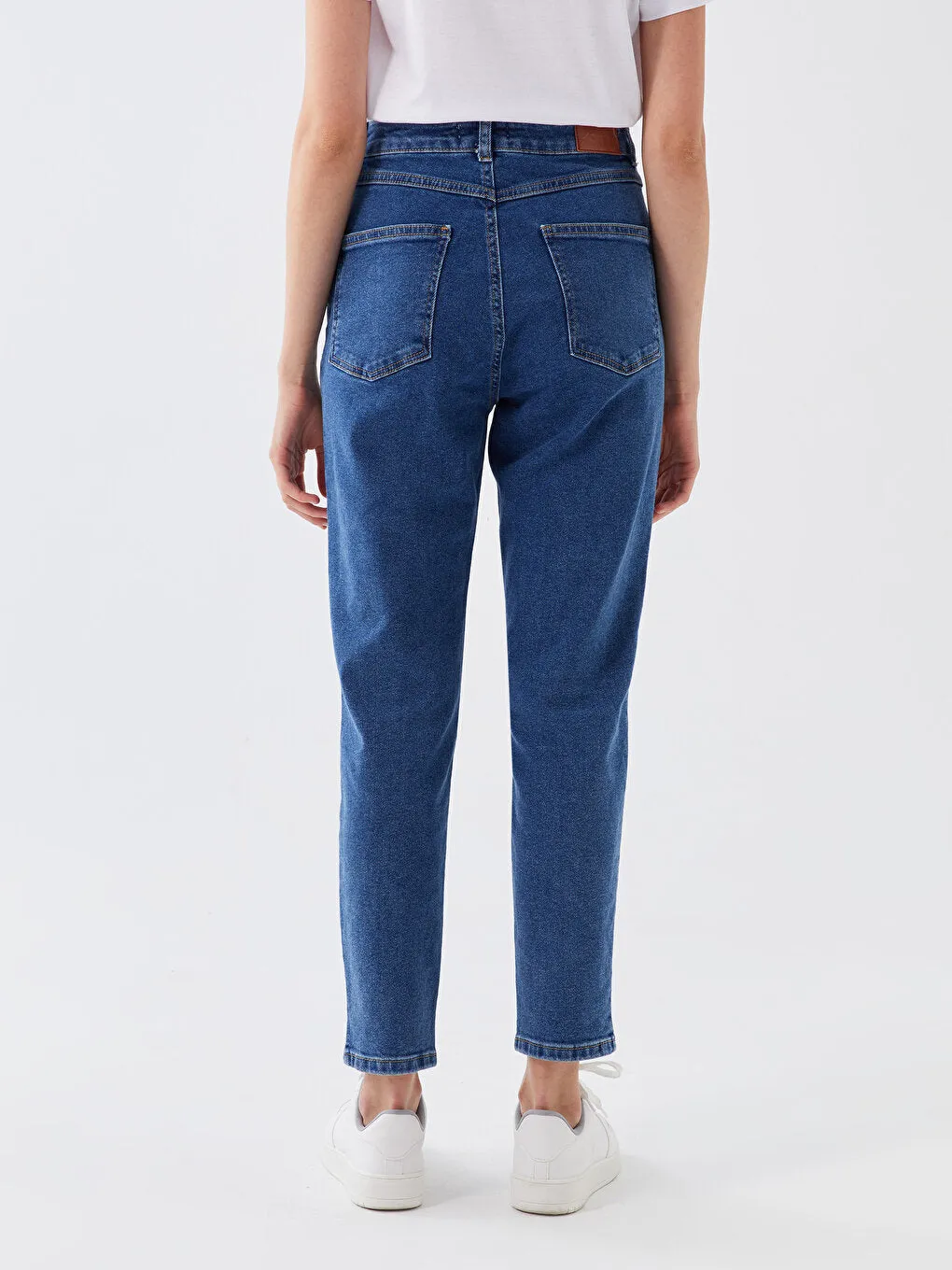 XSIDE High Waist Slim Mom Female Jean Pants