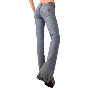 Y2K Low Rise Flare Jeans (XS)