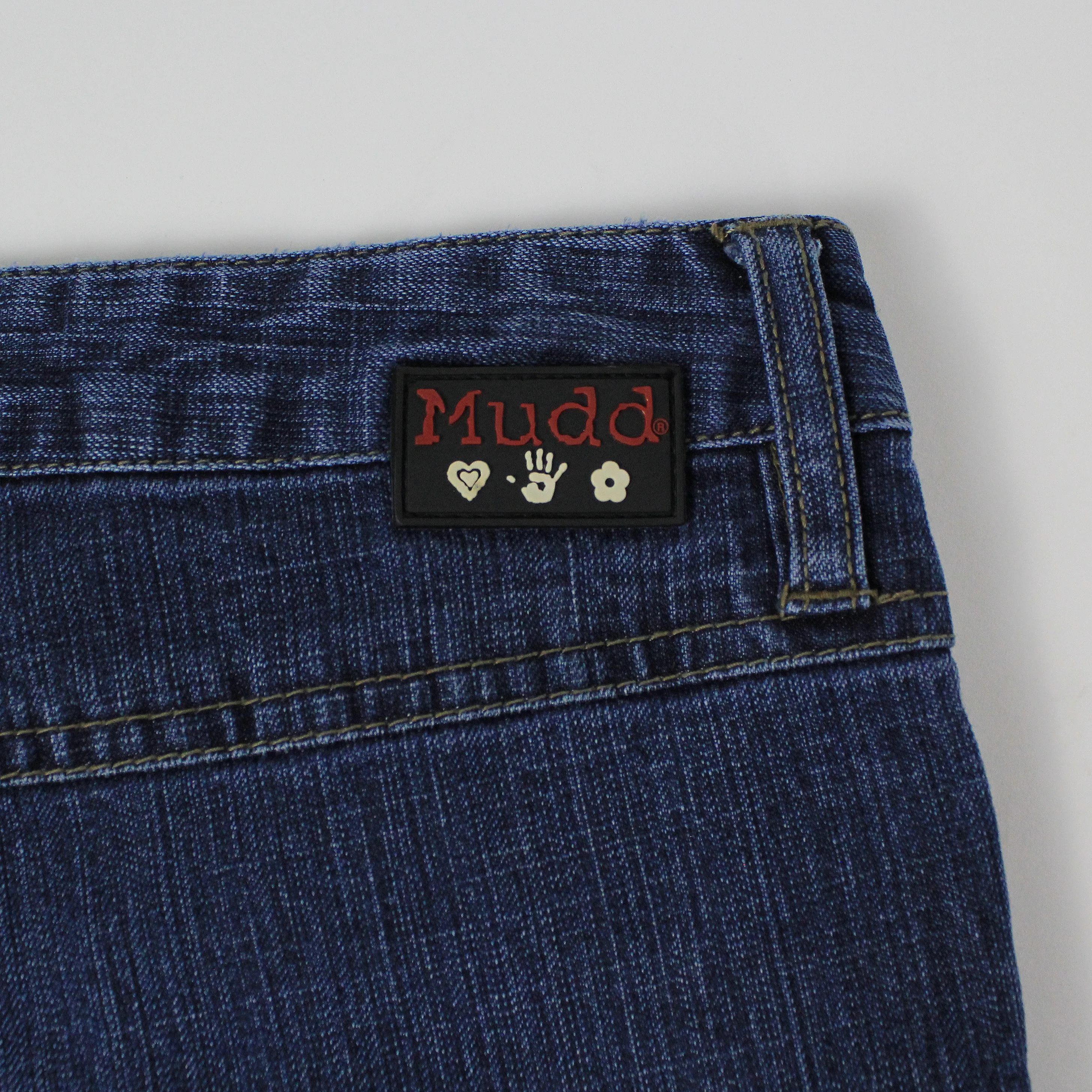Y2K MUDD Cargo Flare Jeans (XS)
