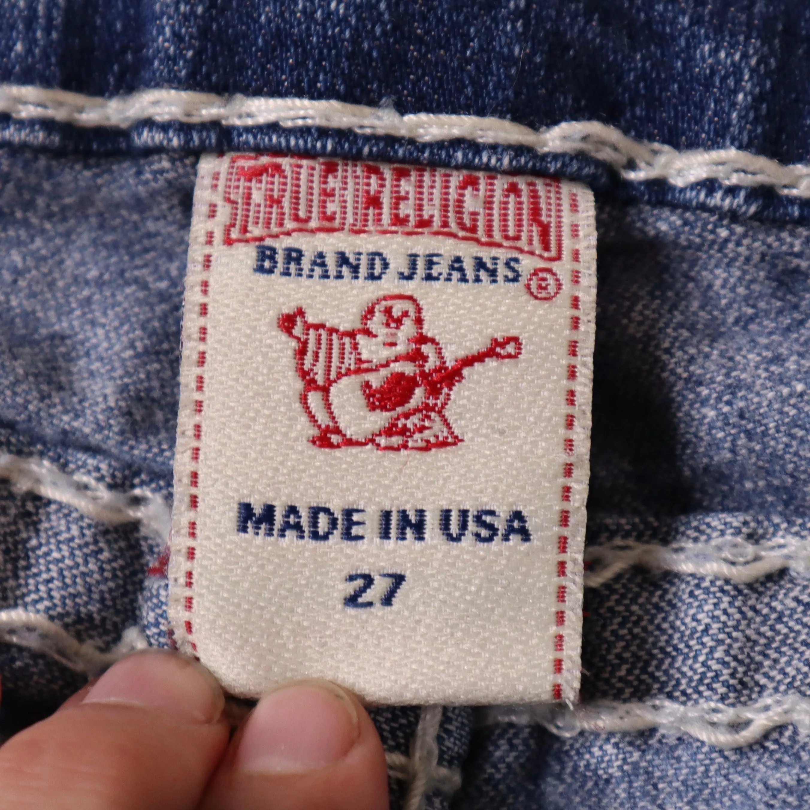 Y2K TRUE RELIGION Low Rise Flare Jeans (S)