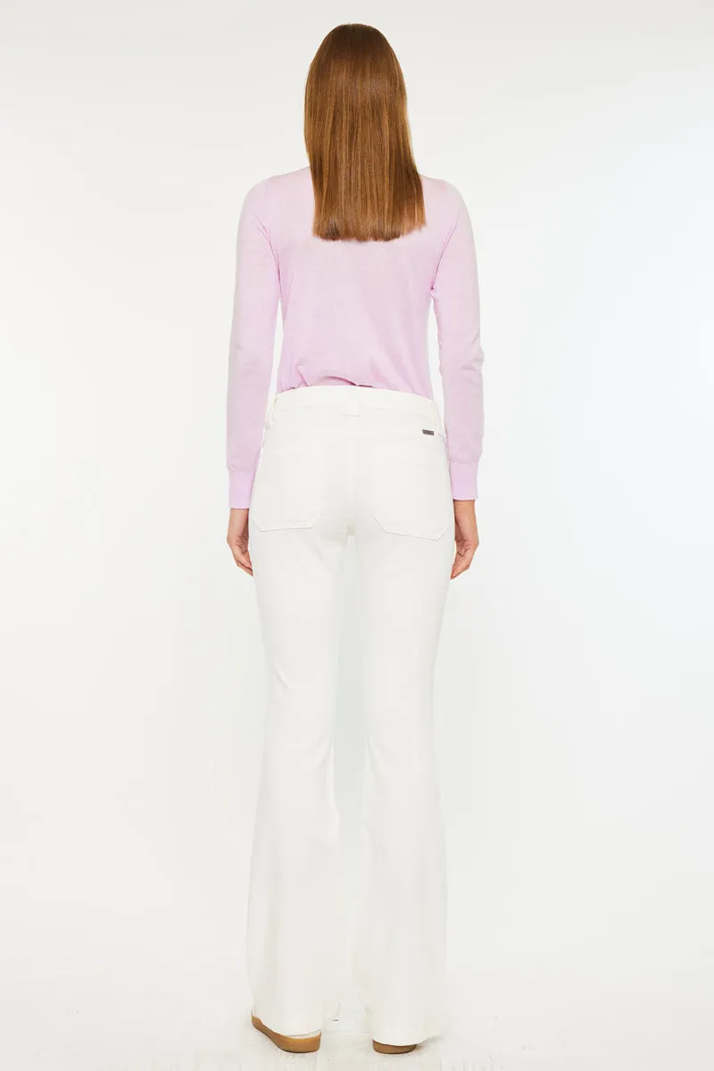 Yamilet Mid Rise Bootcut Jeans
