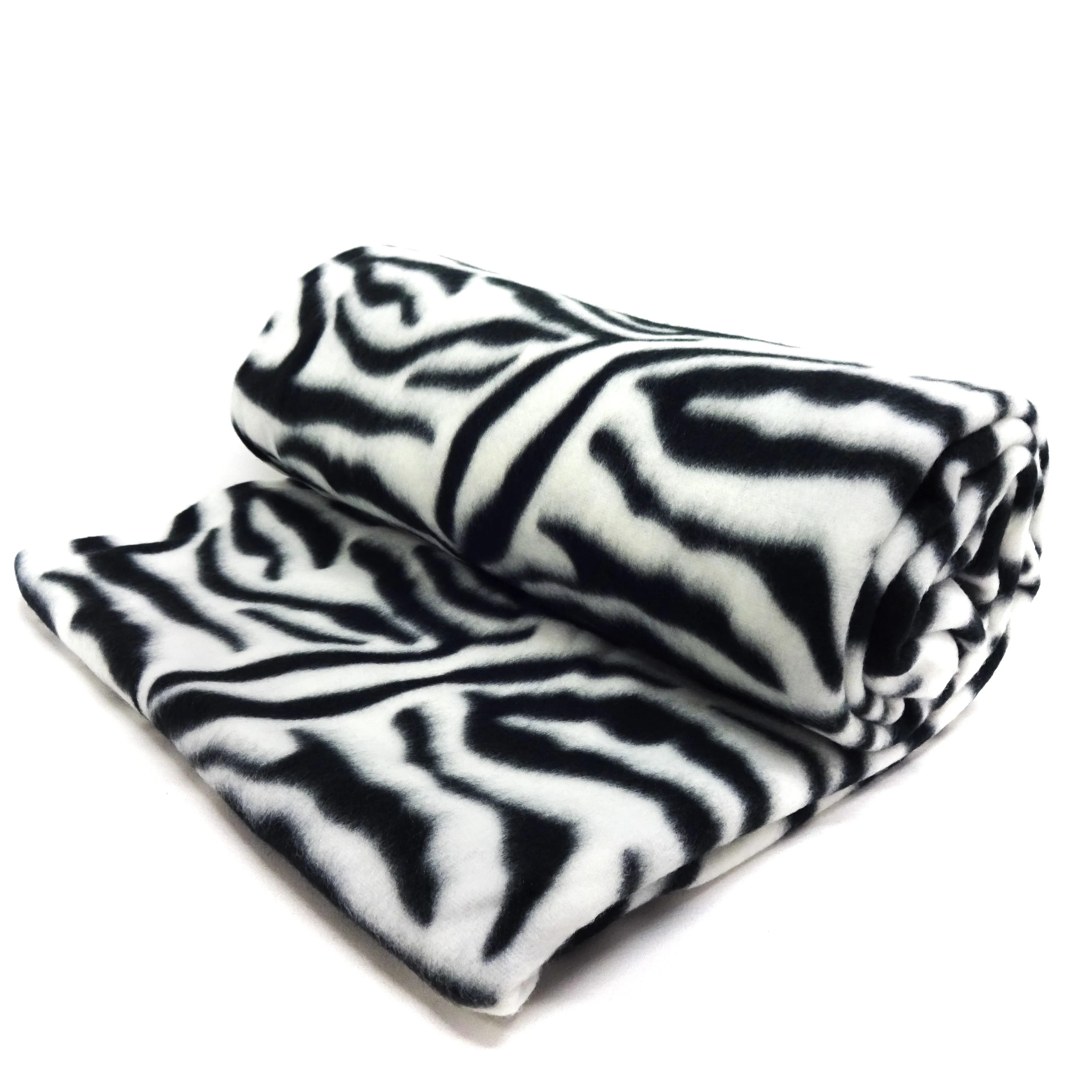Zebra Print Anti-Pill Fleece, (2 Yards cut)