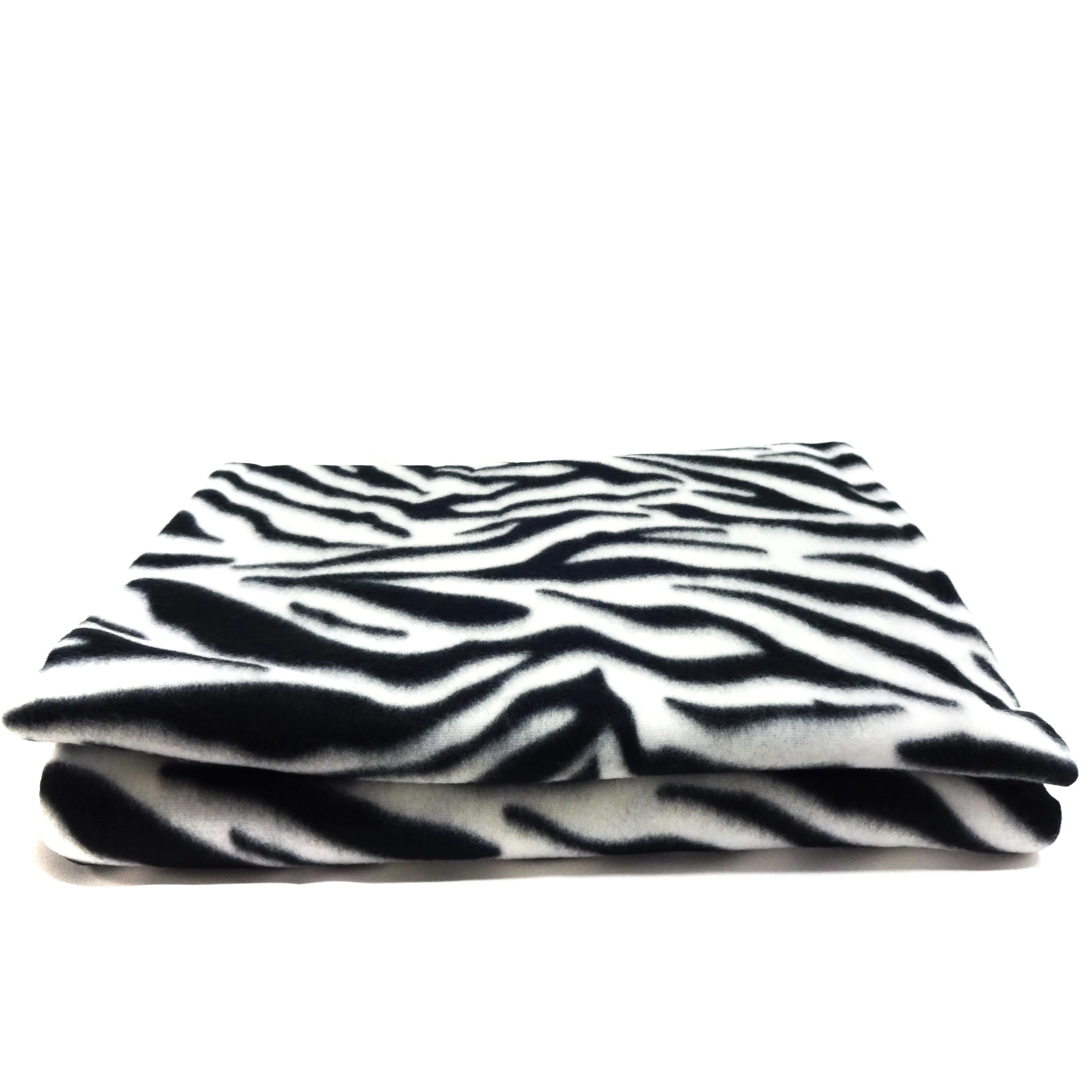 Zebra Print Anti-Pill Fleece, (2 Yards cut)